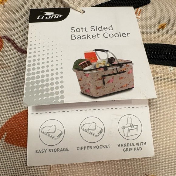 Dachshund Wiener Puppy Dog Crane Soft Sided Basket Cooler Limited Edition - Picture 4 of 8